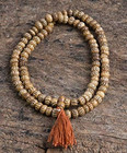 Buddhist Meditation Mala Beads   Imported From Nepal   Genuine Yak Bone Mala Pra