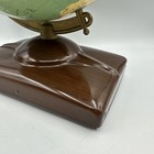 Genuine Replogle 10  Precision Globe - Brass - Metal Base - With Atlas