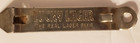 Vintage Lucky Lager Beer Metal Can Bottle Opener Bar Church Key 3 3 4  Inches