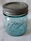 Ball Half 1 2 Pint Blue Mason Jar -  collector s Edition   Canning Fruit Lid