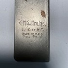 Vintage G  M  Co Mfg  N y   Made In Usa Metal Stamped Square