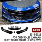 Front Bumper Spoiler Splitter Lip For Chevrolet Camaro Ss 2016-2024 2019-2024 Ls