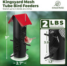 Metal Mesh Sunflower Seed Bird Feeders For Outdoors Hanging  Suet Nuggets And Pe