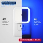 4pcs Blue Night Light  Night Lights Plug Into Wall  Dusk To Dawn Night Lamp Led