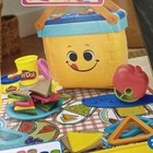 Nib Play Doh Picnic Shapes Starter Set Basket Preschool Toy Hasbro Educational