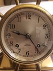 Chelsea Ship s Bell Clock Nautical Ships Wheel Brass Presentation Piece 1970s 