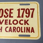 Vintage Moose Lodge 1797 Havelock Nc Metal Vanity License Plate Sign