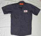 Recon Brewery Pgh Mens Shirt Small Gray Work Short Sleeve Red Kap Sp24ch4 Nwot