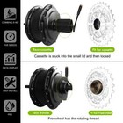 36v 48v 500w Electric Bike Conversion Kit Mtb Rear Wheel Brushless Hub Motor