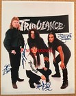 Tribulance-trials   Tribulations 1995 Promo Press Kit bios signed Photo cd Rock 