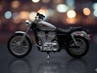 Maisto Harley Davidson 1200 Diecast Motorcycle Model Silver 1 18 Collectible