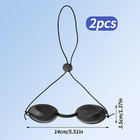 2 Pairs Protective Goggles For Red Light Therapy Eye Protection  Tanning Bed Gog