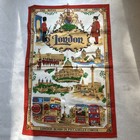 Vintage Tea Cloth - London England - 26 l X 19 w - Very Nice New