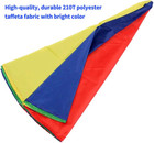 10ft  16 4ft Rainbow Parachute For Outdoor Party Games  Kids Play Parachute Grou