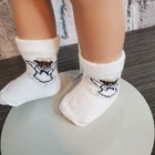 Lot Of 6 - Christmas Teddy Bear Angel Socks Fits 15-18  Ag Og Battat Dolls New