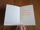 Beautiful Christmas Card Mouth Painter C  Baibas Bible Verse No Envelope