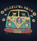 2024 Gdp Grateful Dead Section 119 Music Band Tee Shirt Cotton Size L Navy Blue