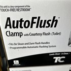 2 New Tc Auto Flush Toilet   Urinal Clamps Plastic Chrome  401804a - Sloan  Zurn