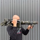 3d Printed Shoulder Mounted Machine  Gun Prop Replica Cosplay