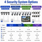 Wireless Security Camera System Auto Tracking 5g Wifi Outdoor Home Cctv Nvr Set