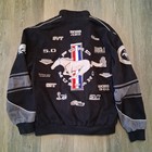 Ford Mustang Racing Jacket Men L Embroidered J H Design