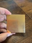 Vintage Rare 1960 s Square Stratton Peacock Mini-mirror Compact   Ex Cond 