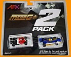 Tomy Afx 22017 Ho Scale Mega-g  2 Pack Formula Slot Cars