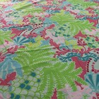 Vhtf Lilly Pulitzer Garnet Hill Shower Curtain Checking In Gecko Pink 72x72 New