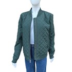 Levis Quilted Bomber Flight Jacket Men Xxl Forest Green Diamond Quilt Gorpcore
