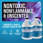 Chauvet Dj 1 Gallon Bottle Of Fog Smoke Juice Fluid For Fog Machines  2 Pack 
