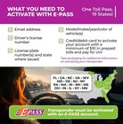 Uni Prepaid Portable Toll Pass Automatic Payment For Nonstop Travel Through 19
