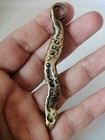 Extremely Rare Ancient Viking Bronze Amulet Pendant Snake Artifact Authentic