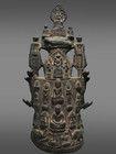 Rare Phra Buddha Kwak Sacred Bronze Amulet Rich Composition   Symbolic Power