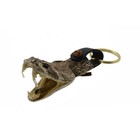 Eastern Diamondback Rattlesnake Head Keychain Real Taxidermy Car Key Ring Chain