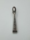 Vintage Vietnam 900 Silver Sugar Tongs Spoon Pagoda Landscape 102mm 30 2g Wear