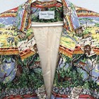 Vintage Sharon Young Sportswear Blazer Jacket Womens M African Safari Print Usa