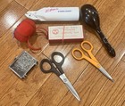 Sewing Notions Large Vintage Lot Of Zippers Tape Ribbon   More Items - Lots New 