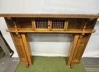 Antique 1890   s Wood American Fireplace Mantel