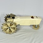 Cast Iron Water Sprinkler Nelson Lawn Tractor Yellow Vtg Garden Lawn Sprinkler
