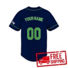 Custom Personalized  Seahawkss Team Seattle Baseball Aop Jersey  Lot S-5xl