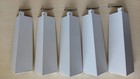 5 - New Aluminum Outside Siding Corner 8 Inches 5 Nails 8 Inches  White
