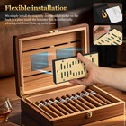 High-end Cigar Humidifier  Rectangular Cigar Humidifier Regulator With Manual   