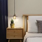 Brass Vintage Metal Pendant Light E26 Ceiling Hanging Lamp For Kitchen Bar