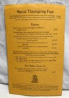 Caledonian Train Poster Crieff British Railway Vtg Thanksgiving Restaurant Menu