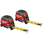 Milwaukee 25 Ft  Compact Magnetic Tape Measure 48-22-1025mg  2-pack 