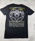 Iron Maiden  legacy Of The Beast  2022 World Tour T-shirt Black Size Small