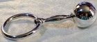 Tiffany   Co  Sterling 6  Barbell Baby Rattle No Monogram  1 7oz