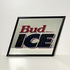 Vintage 1995 Bud Ice Beer Bar Wall Mirror Sign Anheuser Busch 26    X 21 75    - Usa