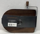 Cheese Board With Slicer Acacia Wood Stainless Steel Hearth   Hand Magnolia New