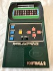 Vintage Handheld Electronic Football 2 Game Mattell Green Tested Works 1978